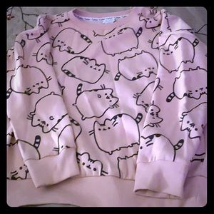 Pusheen  the Cat 🐈 pink kitty pullover! 💗💖